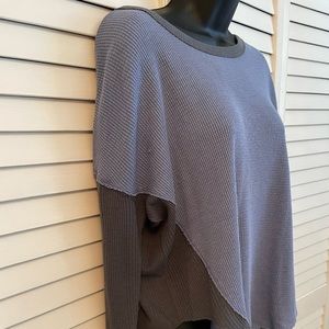 We The Free over-sized cropped Thermal